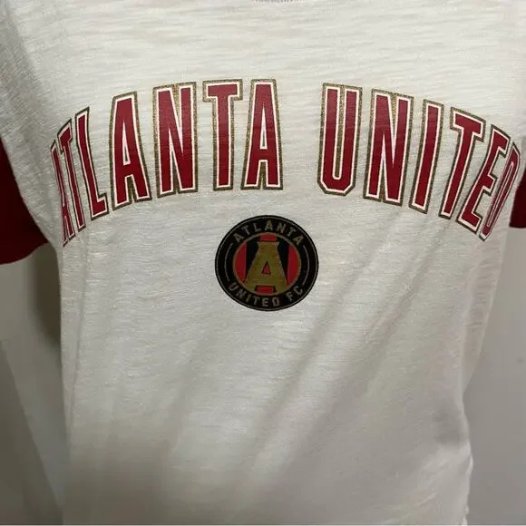 Fanatics Atlanta United Women's Short Sleeve Tee Size Large Scoop Neck - Picture 2 of 6